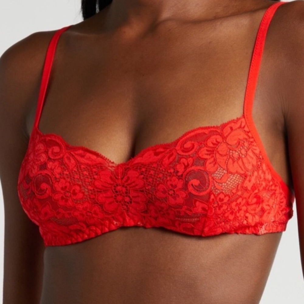 NWT Free People HAH Hook Up Demi Bra C 30-38 Lace Underwire 30C 32C 34C 36C 38C - Picture 1 of 8
